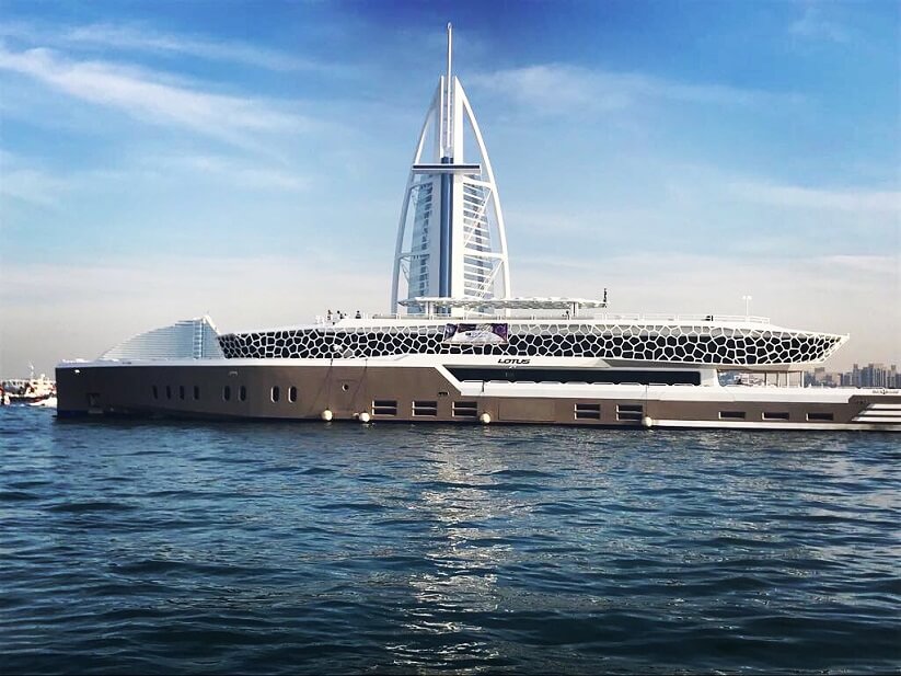 lotus mega yacht dubai contact number