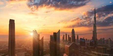 Sunrise in Dubai